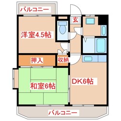 ネオハイム永田の物件間取画像